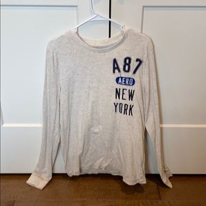 Aeropostale white long sleeve